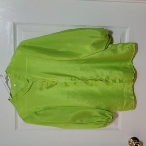 Silk Green Shirt